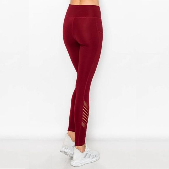 Mesh Detail Pocket Legging - Pocket Legging - Everyday Legging - Breathable Legg - Picture 2 of 3